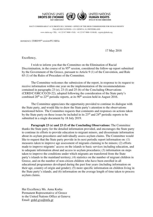 cerd follow-up letter to greece 17-5-2018-1